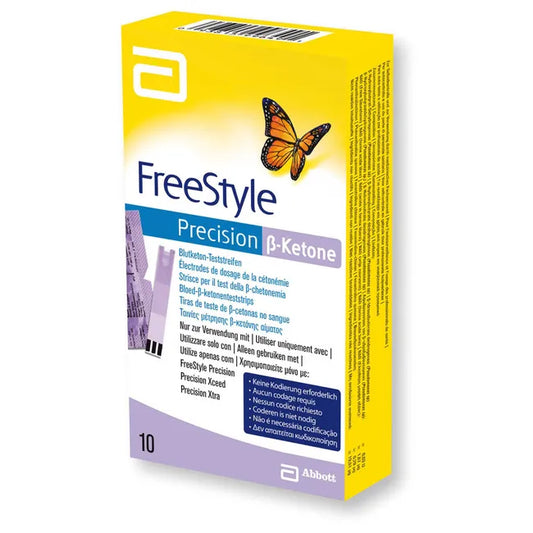 FREESTYLE Precision ß-Ketone blood ketone test strips - UKDorf 