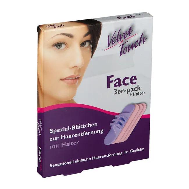 Facial hair removal easy, VELVET Touch Face set of 3 - UKDorf 