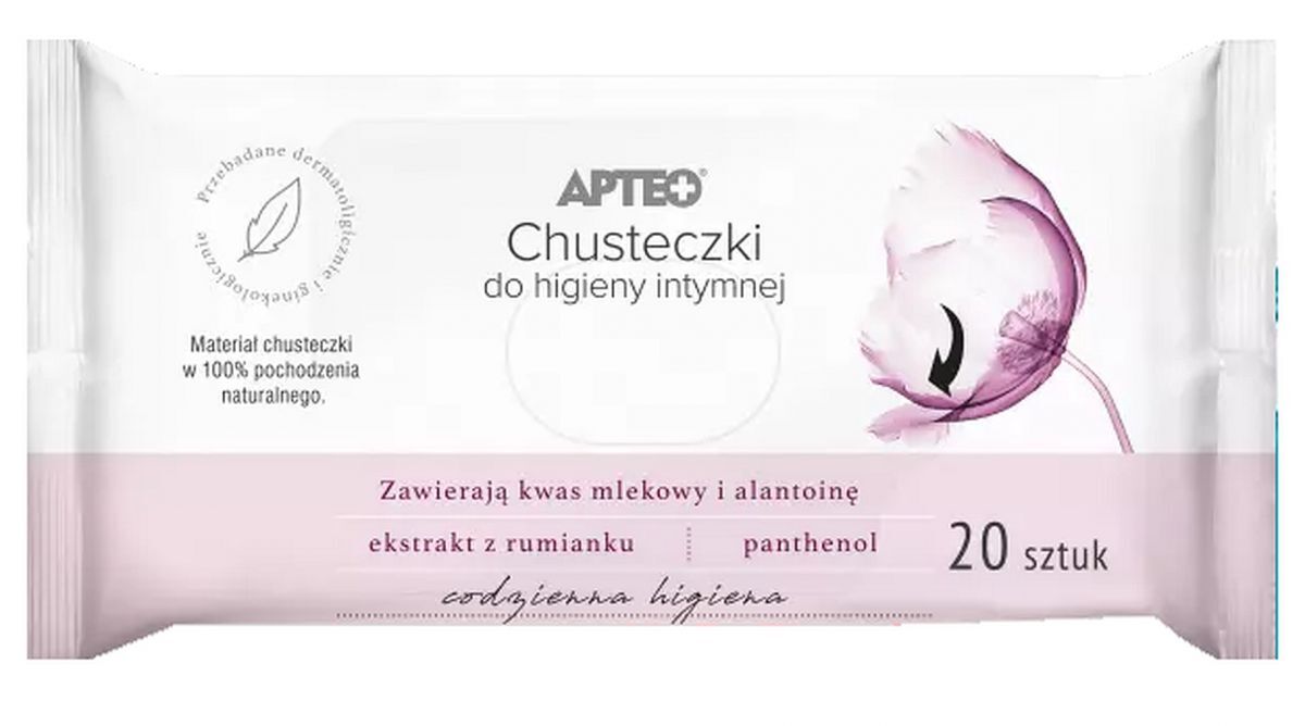 Feminine wipes | APTEO CARE Intimate hygiene wipes x 20