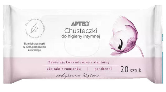Feminine wipes | APTEO CARE Intimate hygiene wipes x 20 pieces
