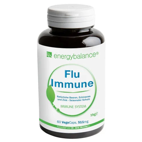 Flu-Immune with Elderberry, Echinacea purpurea, Vitamin C and Zinc - UKDorf 