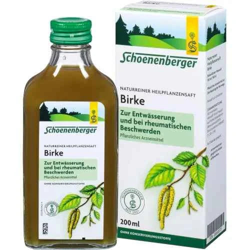 Flushing the urinary tract BIRCH JUICE Schoenenberger