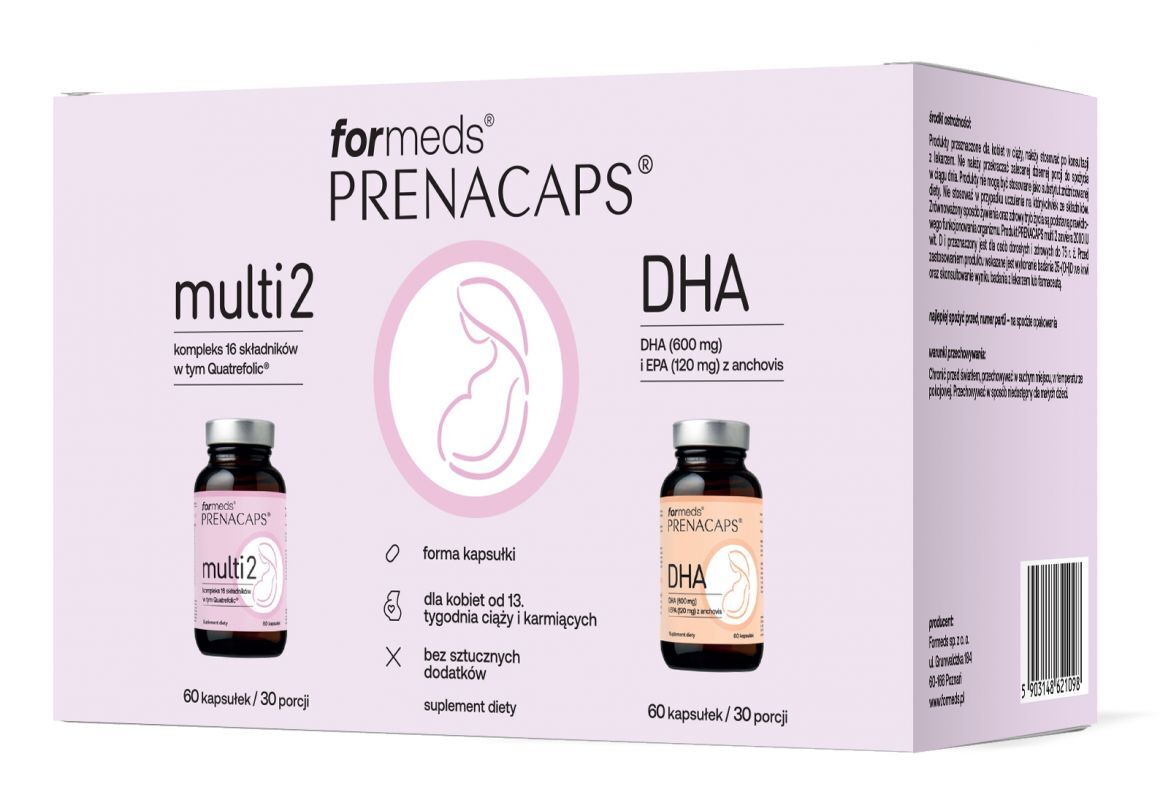 ForMeds PRENACAPS Set Multi 2+ DHA 60 + 60
