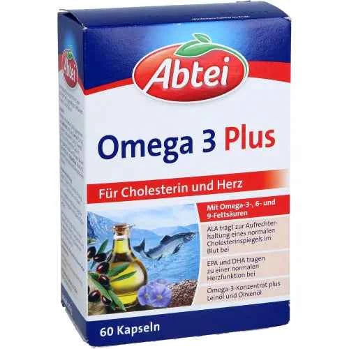 For cholesterol and heart ABTEI Omega-3 Plus Capsules