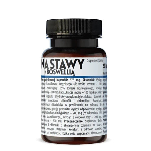 For joints with boswellia, Indian frankincense, rose hips, from ginger rhizome - UKDorf 