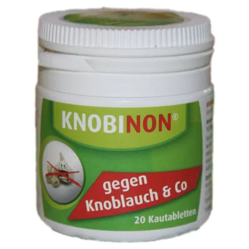 Fresh breath after eating garlic, onions, alcohol, KNOBINON Chewable Tablets Tin - UKDorf 