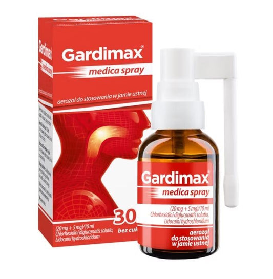 GARDIMAX MEDICA Spray 30ml, Children from 30 months+ throat infection