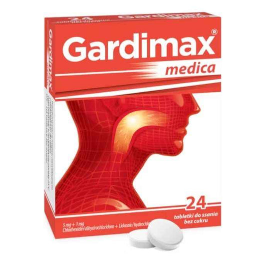 GARDIMAX MEDICA x 24 lozenges Children under 6 years throat pain