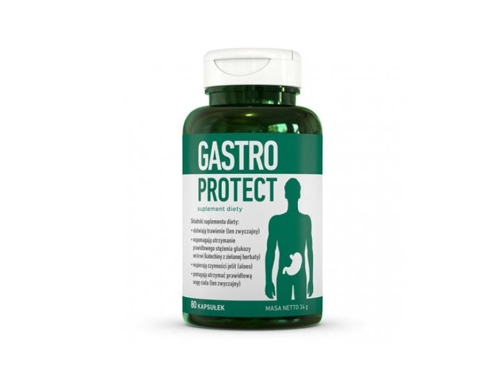 GASTRO PROTECT x 80 capsules, semen lini