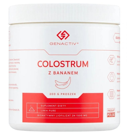 GENACTIV Colostrum with banana 200 g - UKDorf 
