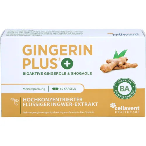 GINGERIN PLUS gingerol and shogaol capsules 60