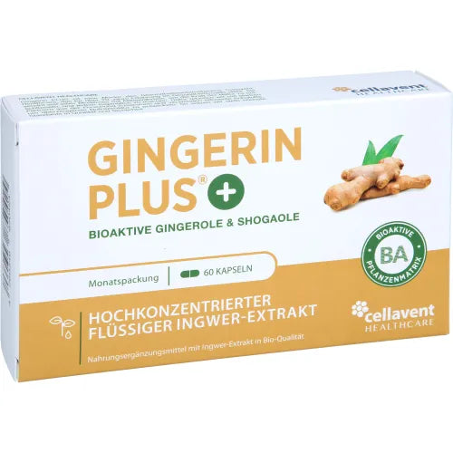 GINGERIN PLUS gingerol and shogaol capsules 60
