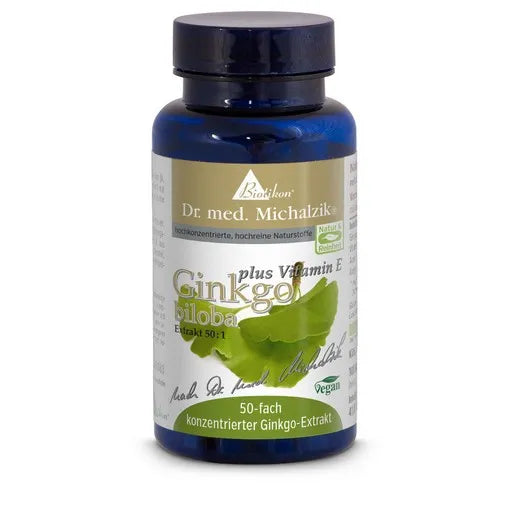 GINKGO PLUS Vitamin E Capsules 100 pcs - UKDorf 