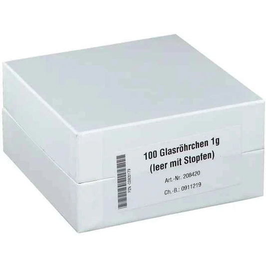 GLASS TUBES for pocket pharmacy