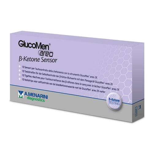 GLUCOMEN areo 2K ß-Ketone Sensor Test Strips - UKDorf 