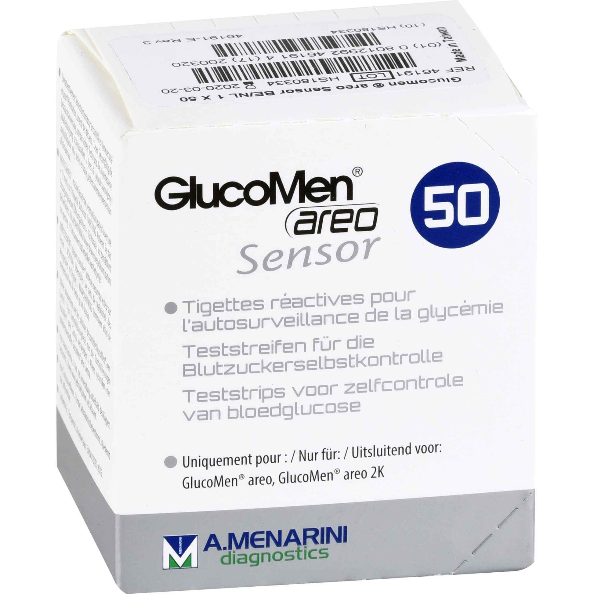GLUCOMEN areo Sensor test strips