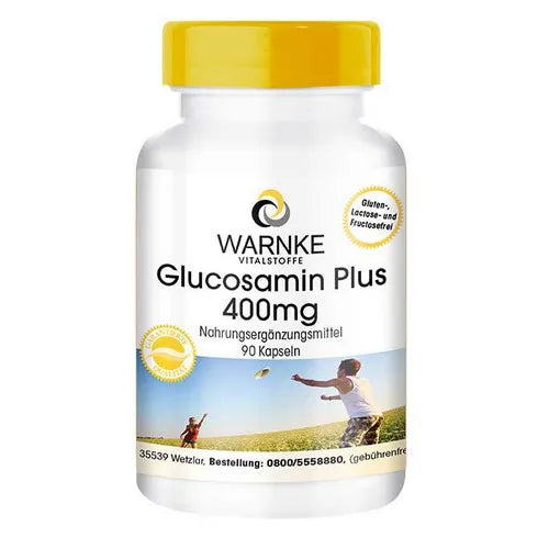 GLUCOSAMINE PLUS 400 mg capsules, hydrolyzed collagen - UKDorf 