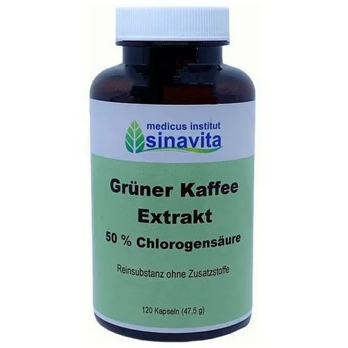 GREEN COFFEE Extract 50% Chlorogenic Acid Capsules - UKDorf 