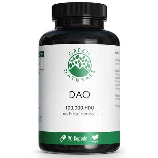 GREEN NATURALS DAO 100mg veg. for histamine reduction