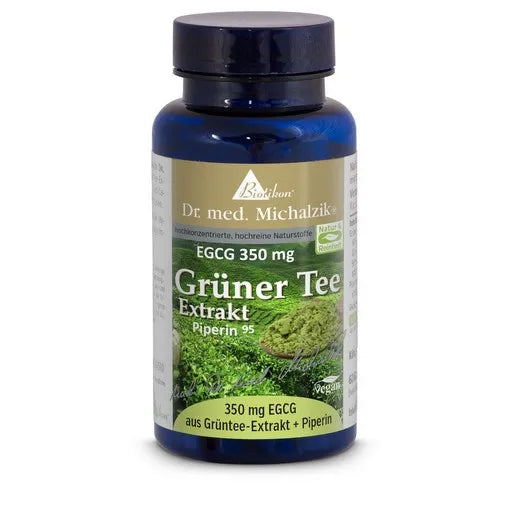 GREEN TEA Extract+Piperine Capsules 60 pcs - UKDorf 