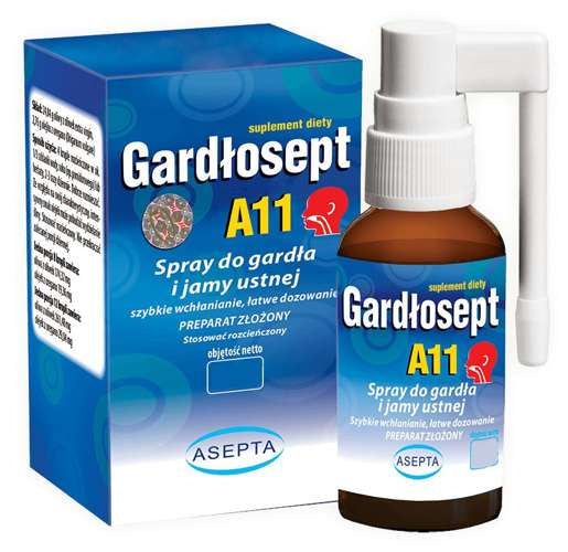 Gardłosept A11 spray 10ml - UKDorf 
