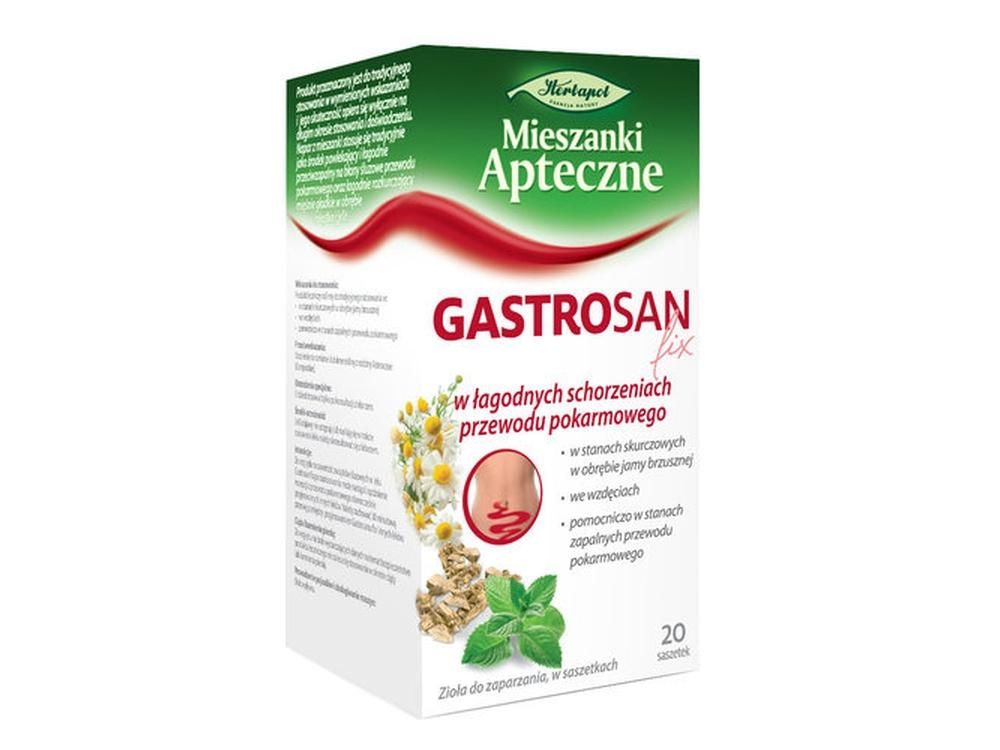 GASTROSAN herbs fix x 20 bags, stomach ulcers, duodenal ulcers