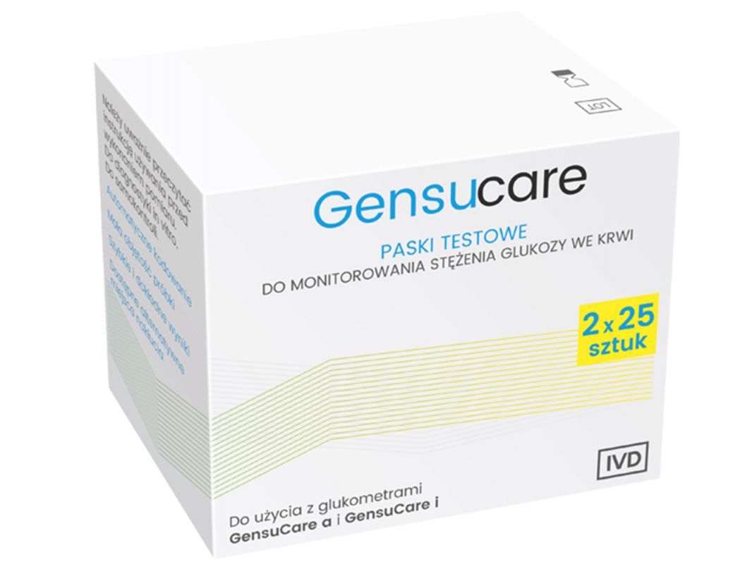 Gensucare test strips 50 pieces