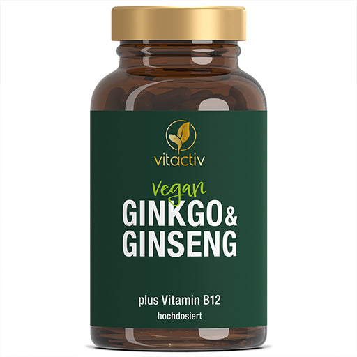 Ginko biloba leaf extract, panax ginseng root extract, B12 - UKDorf 