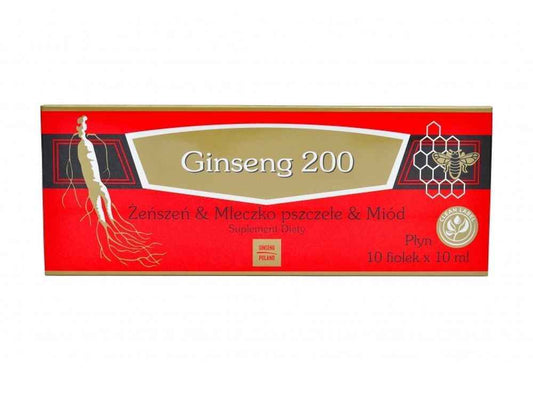 Ginseng 200 Ginseng & Royal Jelly & Honey 10 vials