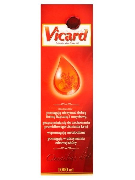 Ginseng, aloe, chokeberry, cranberry, red wine, red grape, VICARD liquid - UKDorf 