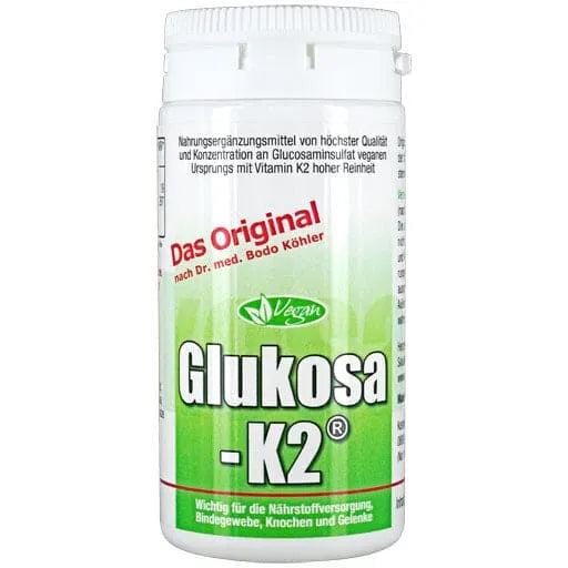 Glucosamine sulfate, Vitamin K2 (menaquinone-7), GLUKOSA-K2 capsules - UKDorf 