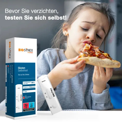Gluten and celiac disease self-test, 10-minute blood test, 1 unit