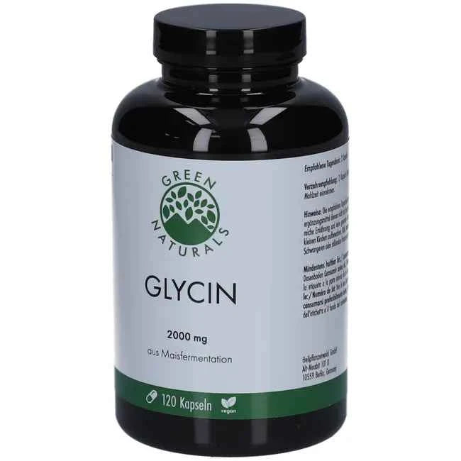Glycine 2000 mg Capsules, vegan, 120 count