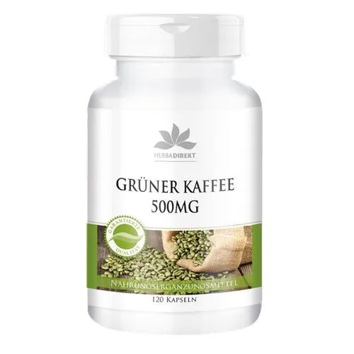 Green Coffee 500mg, chlorogenic acid, caffeine - UKDorf 