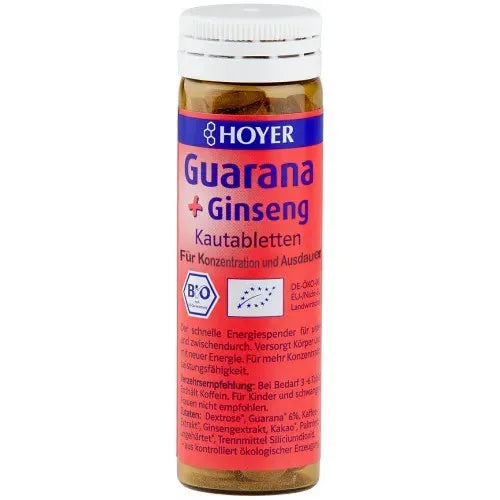 Guarana & Ginseng Chewable Tablets - UKDorf 