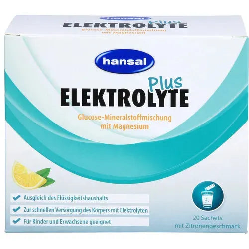 HANSAL Electrolytes Plus Powder Sachets - UKDorf 