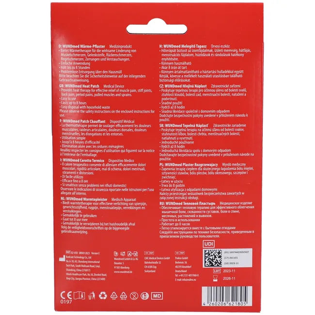 HEAT PLASTER 9.5x13 cm hypoallergenic 1 piece