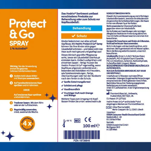 HEDRIN Protect & Go STADA Spray