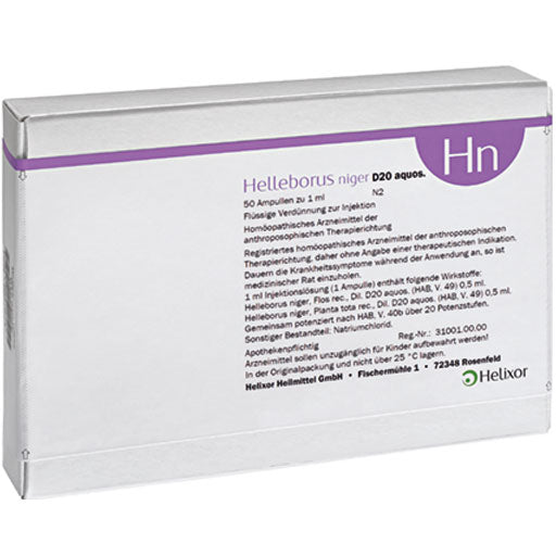 HELLEBORUS NIGER D 20 aquos.ampoules - UKDorf 