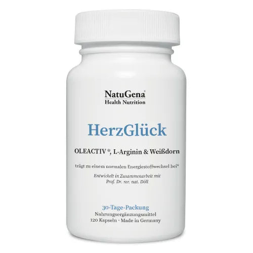 HERZGLÜCK L-Arginine+Hawthorn, bergamot Capsules - UKDorf 