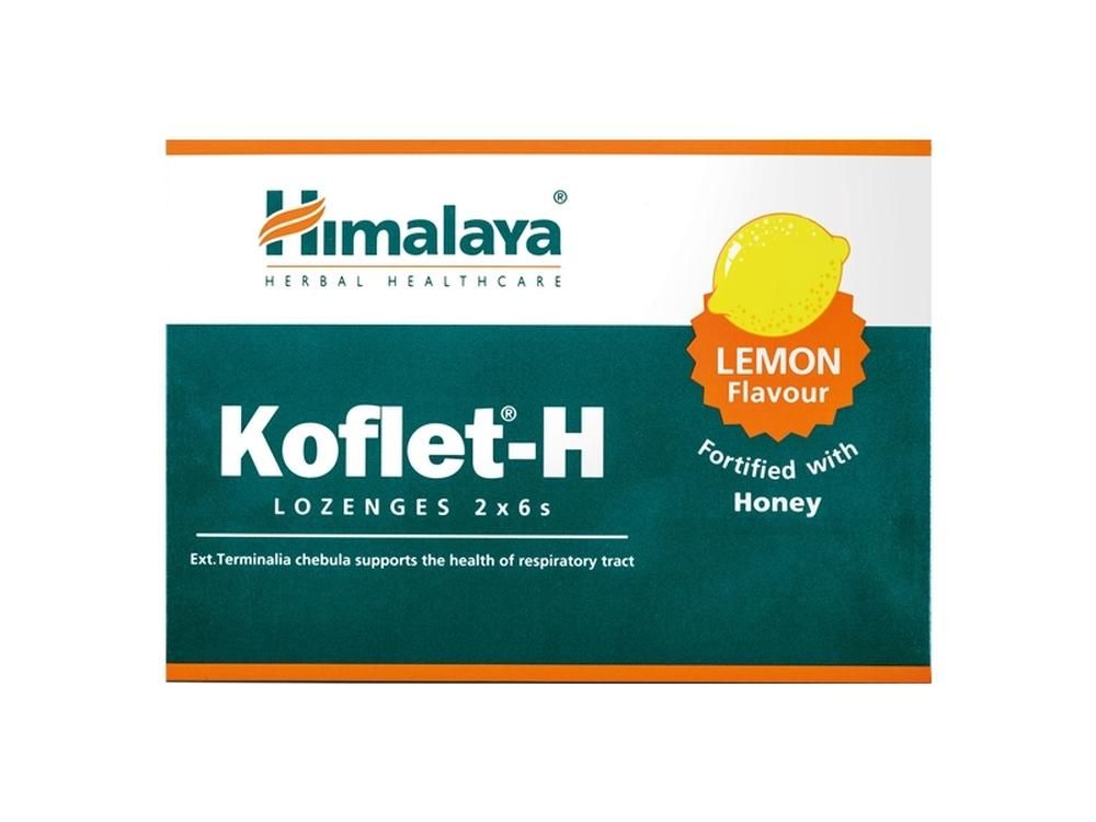 HIMALAYA Koflet-H lemon flavor 12 pastilles