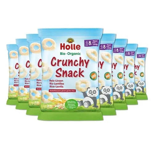 HOLLE Crunchy Snack Rice-Lentils - UKDorf 