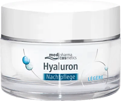 HYALURON NIGHT CARE light cream in a jar - UKDorf 