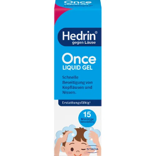 Hedrin Once liquid gel kills lice and nits 100ml. What kills nits and lice?
