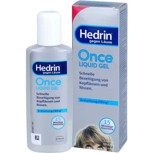 Hedrin Once liquid gel kills lice and nits 100ml. What kills nits and lice?