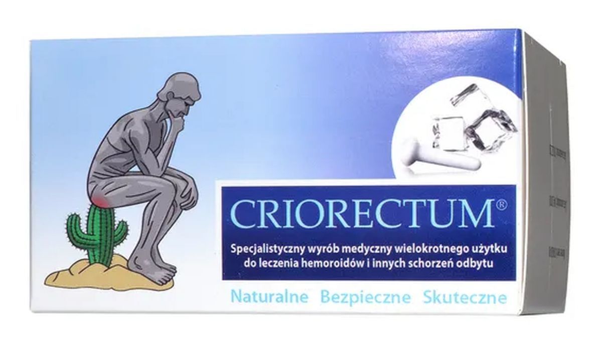 Hemorrhoids treatment CRIORECTUM stick crioterapeutic