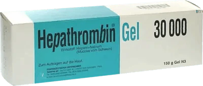 Heparin sodium (porcine), HEPATHROMBIN Gel 30,000 - UKDorf 