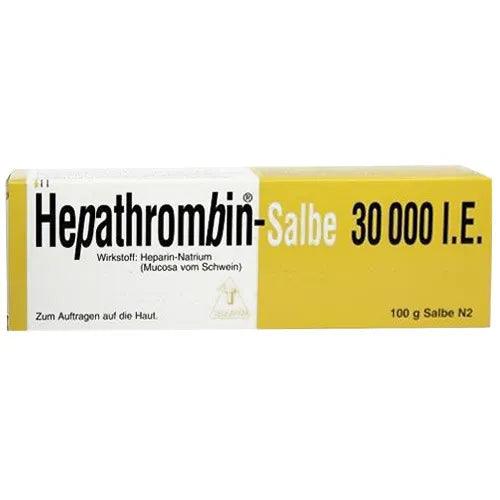 Heparin sodium pork, HEPATHROMBIN ointment 30,000 - UKDorf 