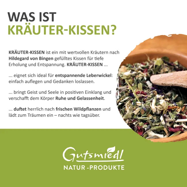 Herbal pillow for liver wraps, Hildegard von Bingen - 2