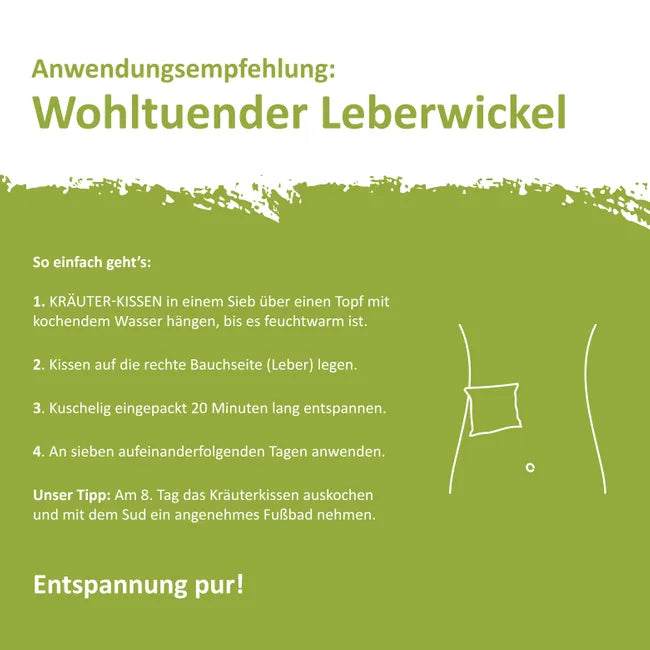 Herbal pillow for liver wraps, Hildegard von Bingen - 5